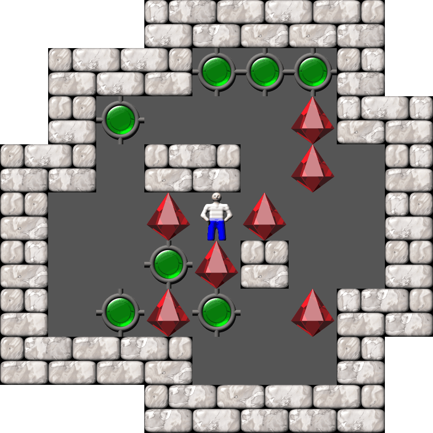 Sokoban Ionic Catalysts level 1124